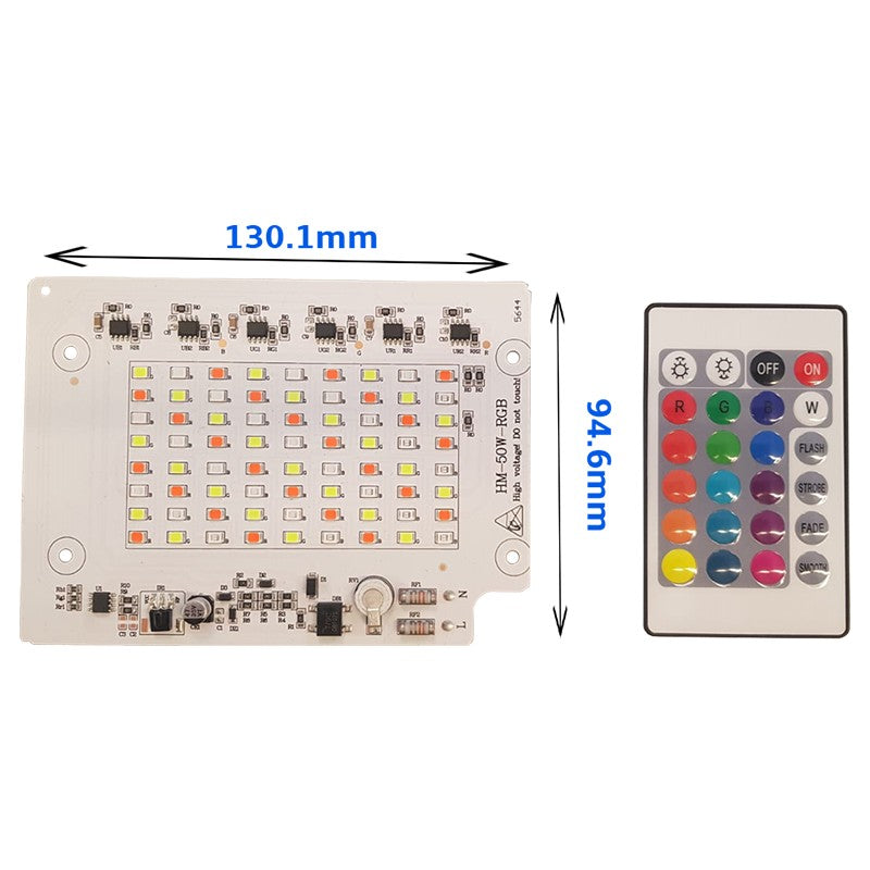 220V 50W SMD 2835 Ledli Hazır Projektör PCB