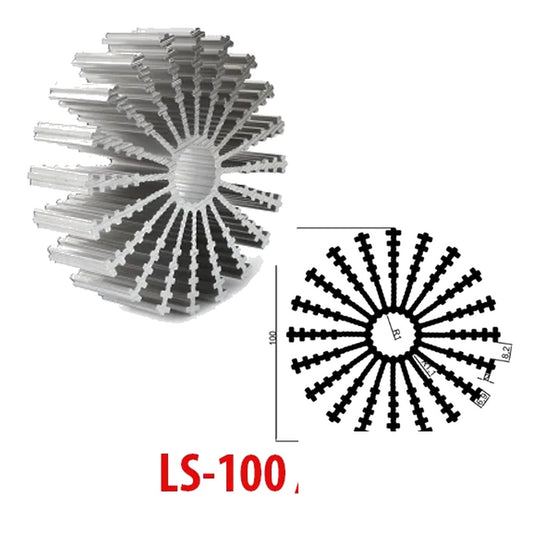 LS-100 Dairesel Spot Soğutucu Teknik Ölçüleri