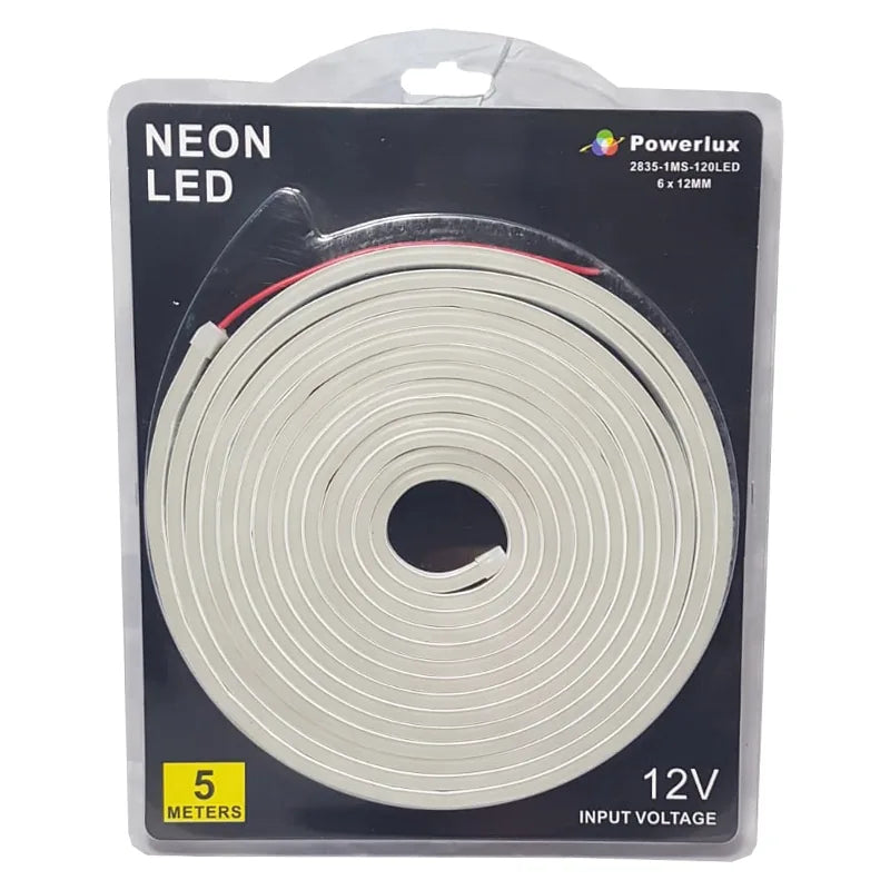 Powermax A Kalite 12 Volt 6x12mm Esnek Neon Led (5 Metre)