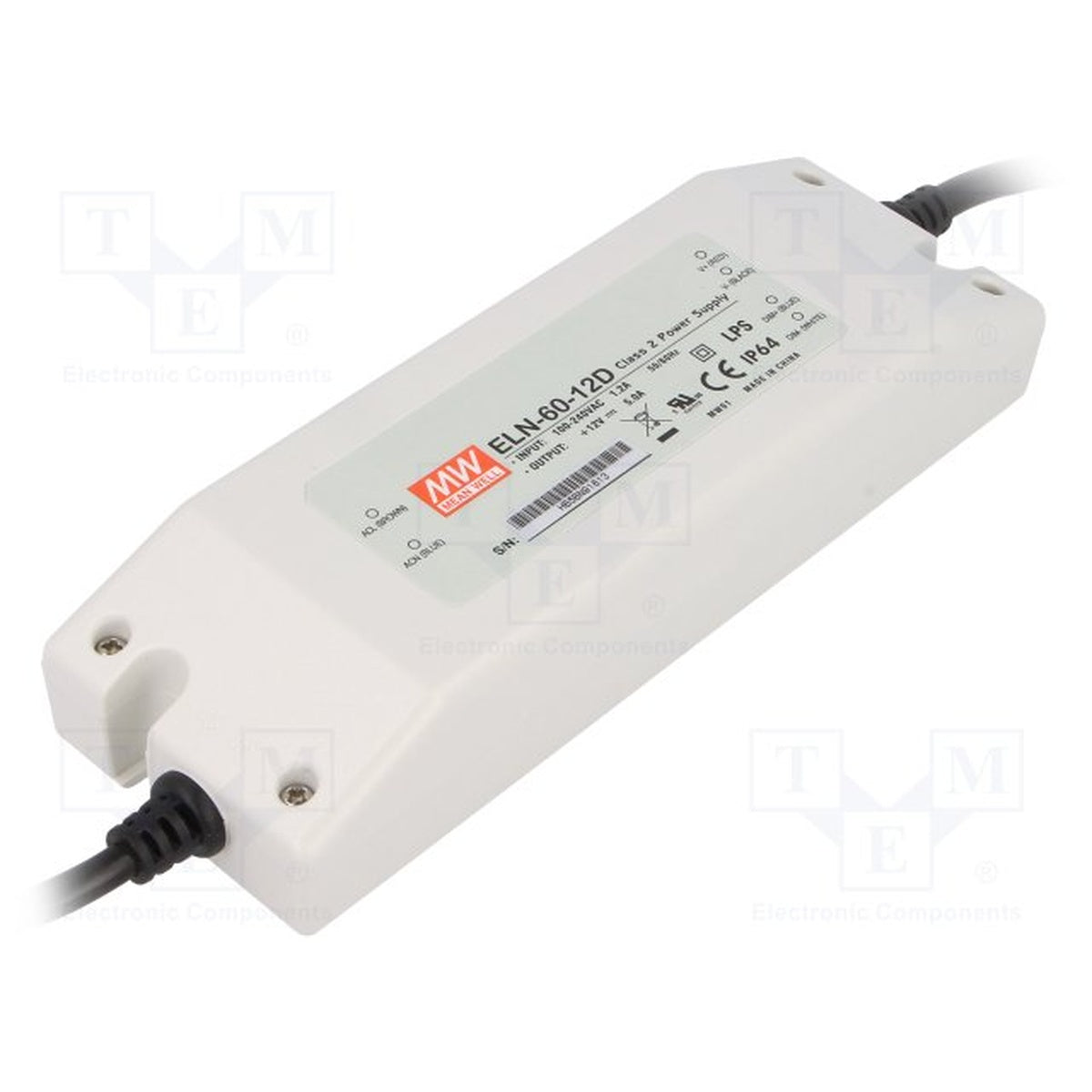 Mean Well ELN-60-12D 60W Dual Output Switching Power Supply
