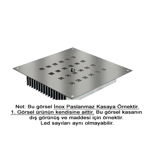 Samsung 28 Ledli Dikdörtgen Kuyumcu Vitrin Armatürü Beyaz 6000C - Günışığı 3000C Karışık DKP Beyaz Kasa