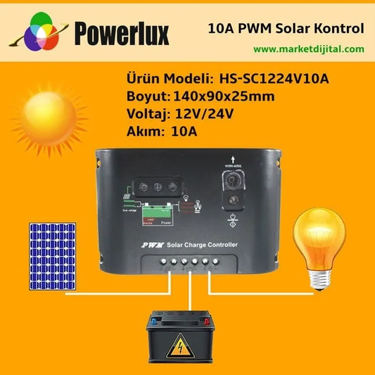 Solar Controller (Solar Şarj Cihazı) 2 Amper