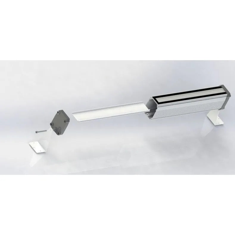 Wallwasher Alüminyum Boş Kasa Profil Ve Aparatları 25cm / 9 Led