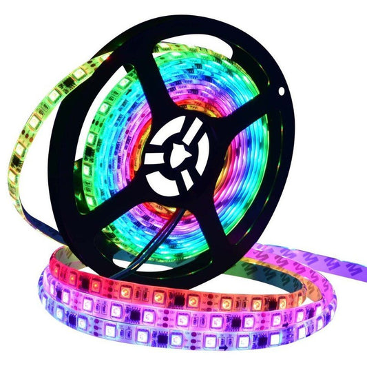 WS2811 RGB Magic Şerit Led IP65 Metrede 60 Led