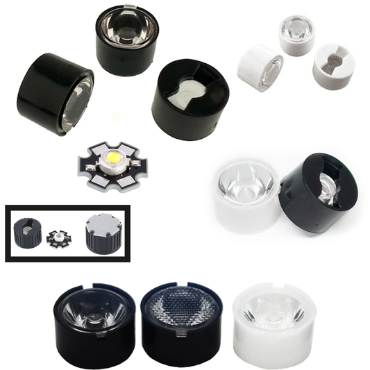 Tekli Kılıflı Power Led Lensi Led Mercek 20mm