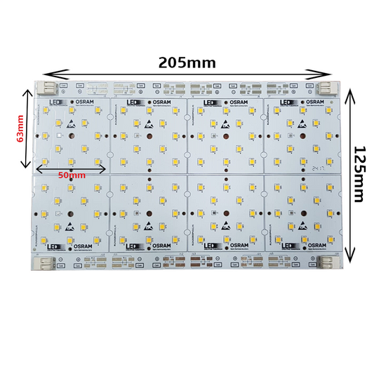 96x1 Watt Osram 3030 Ledli 205x125mm Modül