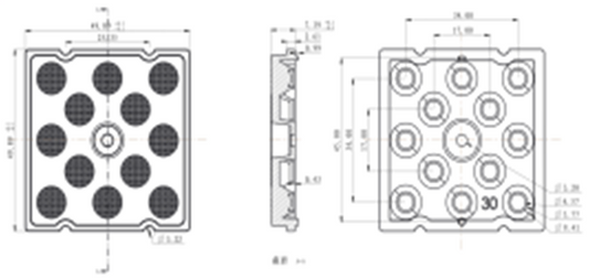 Darkoo 12'li 30D Lens DK-5050-30-LENS-12H1-V1