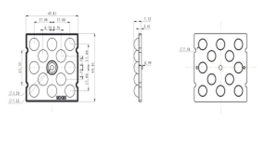 Darkoo 12'li 90*90D Lens DK-5050-90*90-LENS-12H1-V1