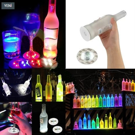 Led Işıklı Bardak Altlığı