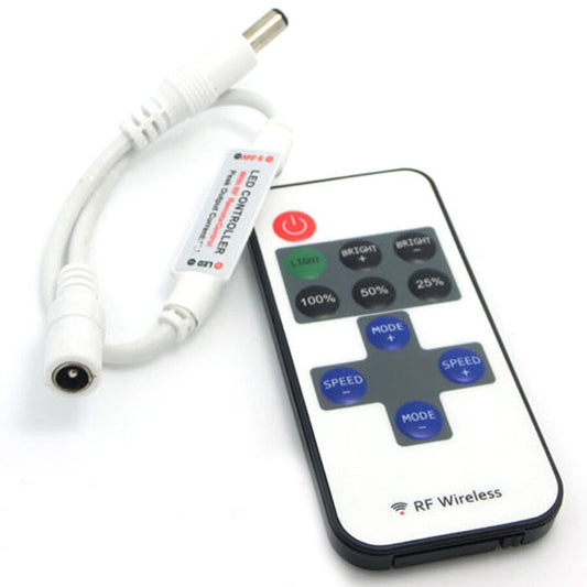 Powermax Mini Şerit Led Kontrol RF Kumandalı Dimmer 6A 5-24V
