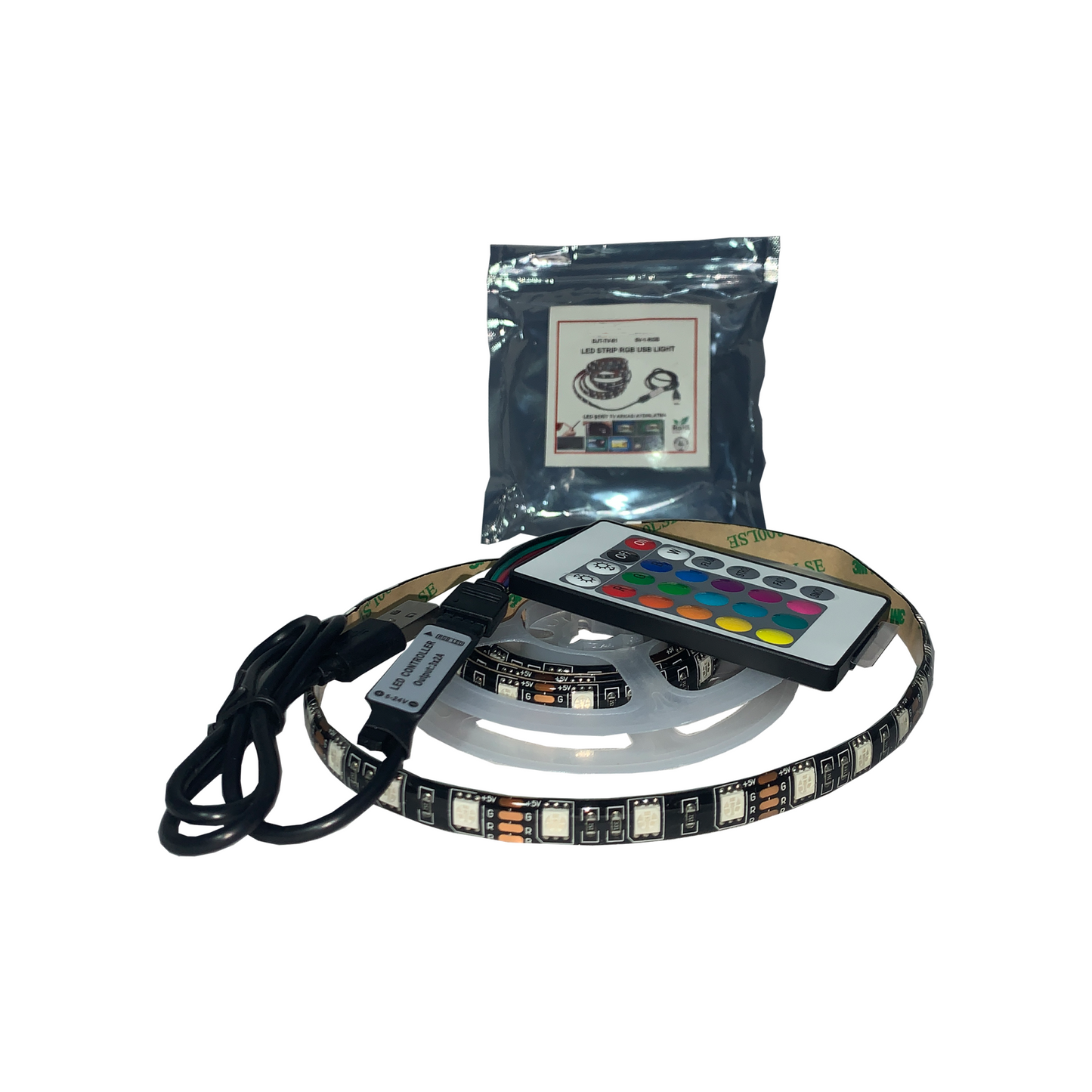 Powermax TV Arkası Şerit Led 5V RGB IR Kumandalı