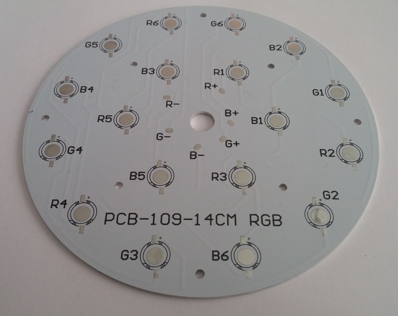 Tek Renk 18Li Round Pcb 14cm Pcb-109