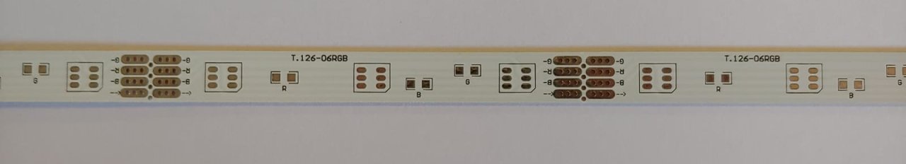 49x1,2cm 15 Led RGB T.126-06RGB Led Pcb