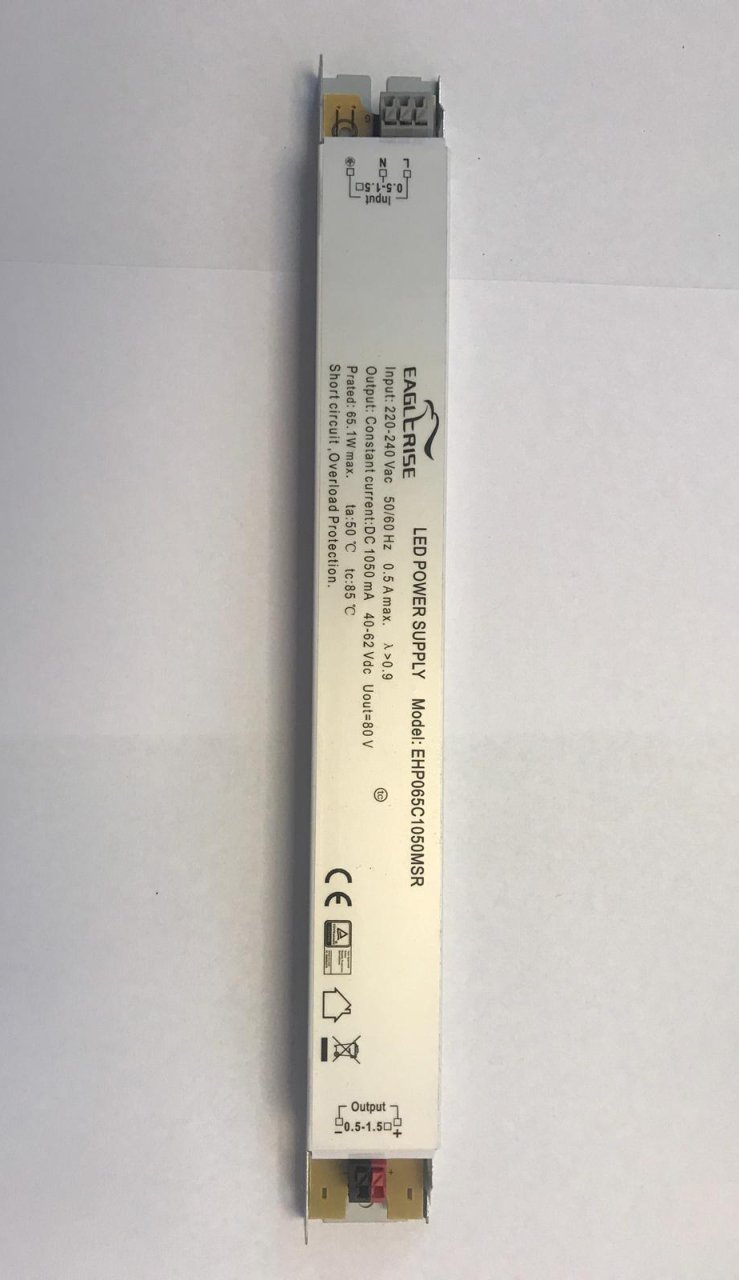 EAGLERISE Led Power Supply 40-62Vdc 1050mA EHP065C1050MSR