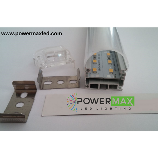 PJ1095 2 Sıra Led Pcb İçin 1 Mt Tüp Led Profil