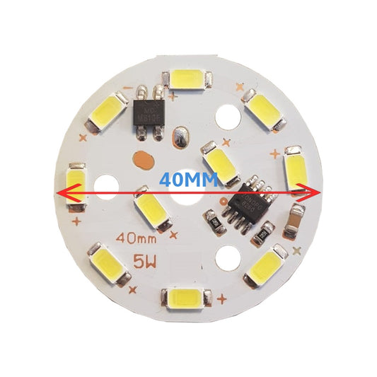 220 Volt 5 Watt SMD 5630 Ledli Hazır Led Modül 40MM