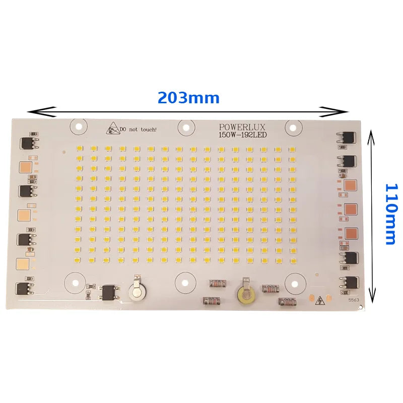 220V 150W SMD 2835 Ledli Hazır Projektör PCB Günışığı
