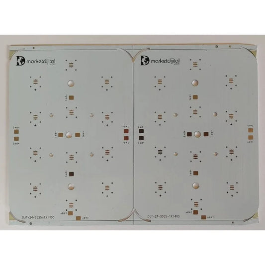 24 Led 12x2 DJT-24-3535-1x1400 Led Pcb 21x14,4cm