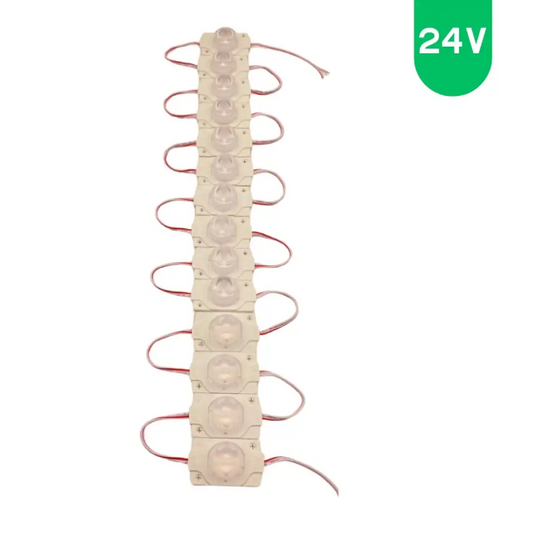 24 Volt 1,5 Watt Tekli Lensli 3030 Reklamcı Modül IP65