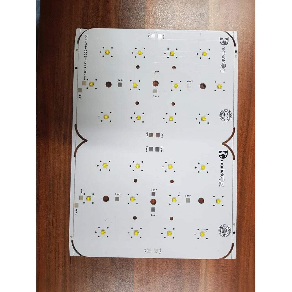 24x3 Watt Edison 3535 Ledli 210x145mm Modül 12 Seri 2 Paralel Beyaz 6500K