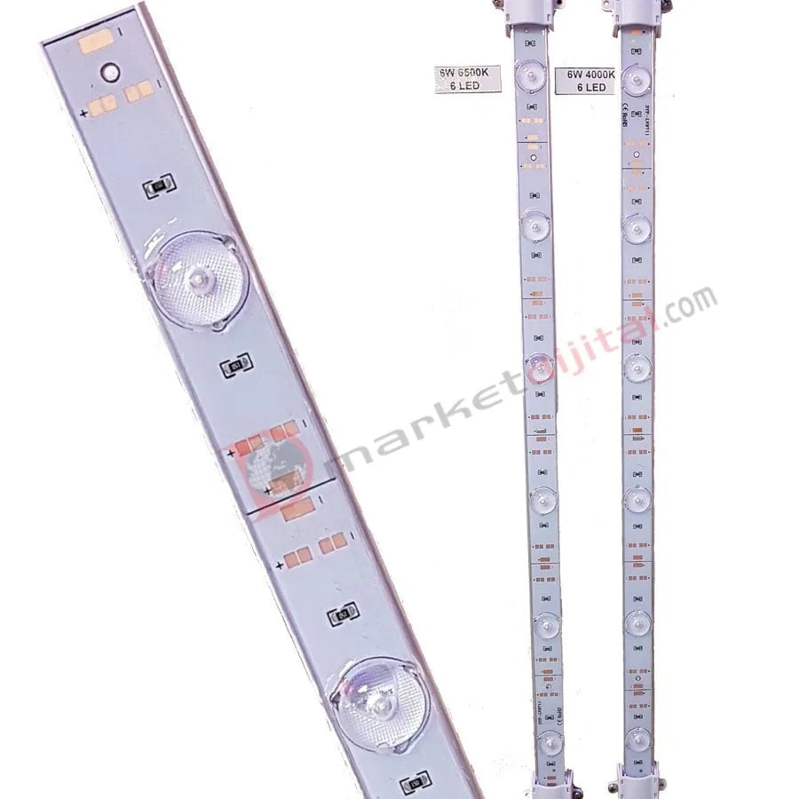3030 Ledli 6W 12V 6 Led Line PCB IP65