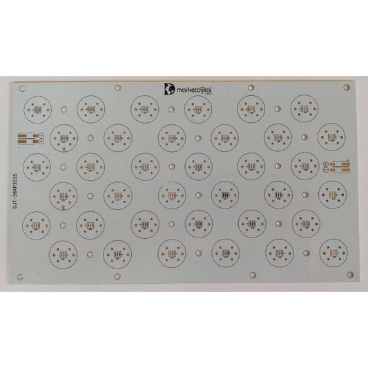 36 Led DJT-36XP3535 Led Pcb 13,9x24cm
