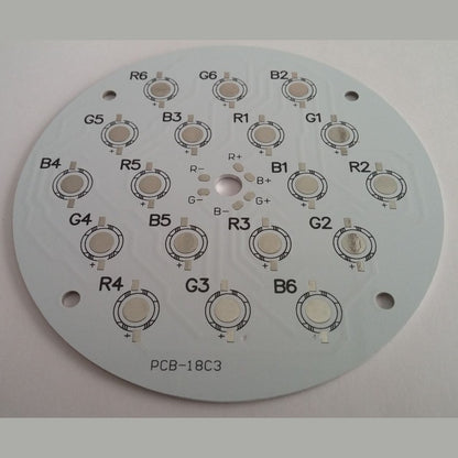 Tek Renk 18Li Round Pcb