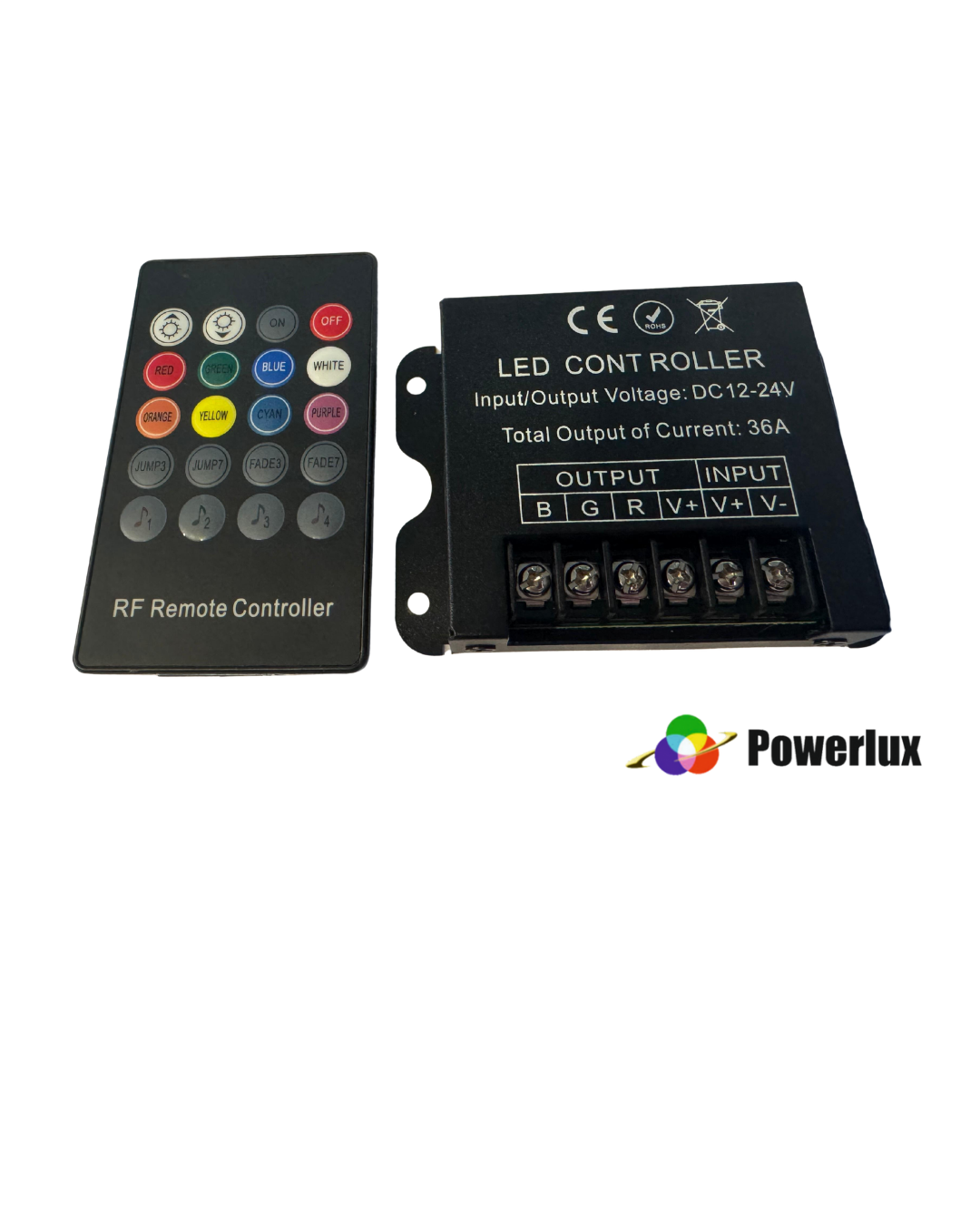 24 Ampere 20 Button RF Remote Controlled RGB Unit