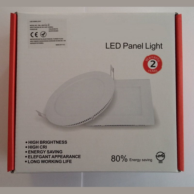 Beyaz Yuvarlak Led Panel Işık