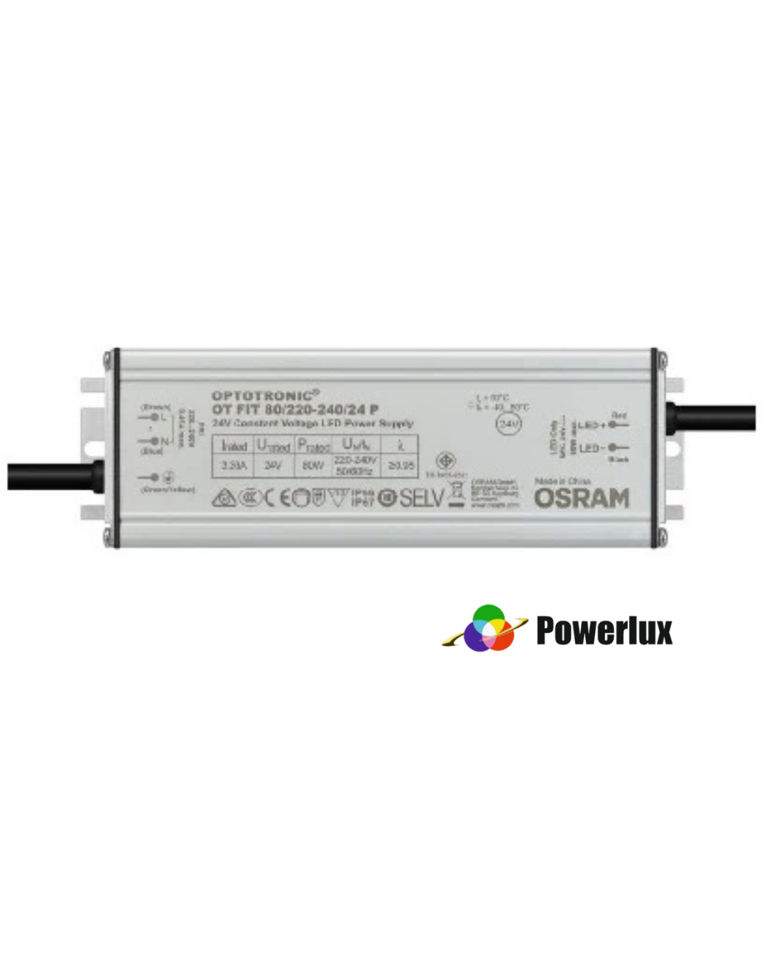 LRS-35-24 24Volt 0-1.5 Amper 36W Mensel