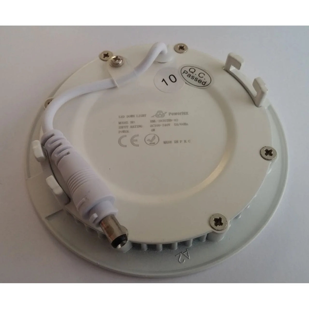 Beyaz - Yuvarlak Led Panel Işık 12 Watt Slim Downlight