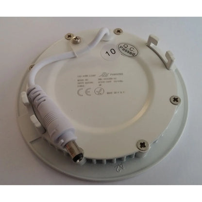 Beyaz - Yuvarlak Led Panel Işık 12 Watt Slim Downlight