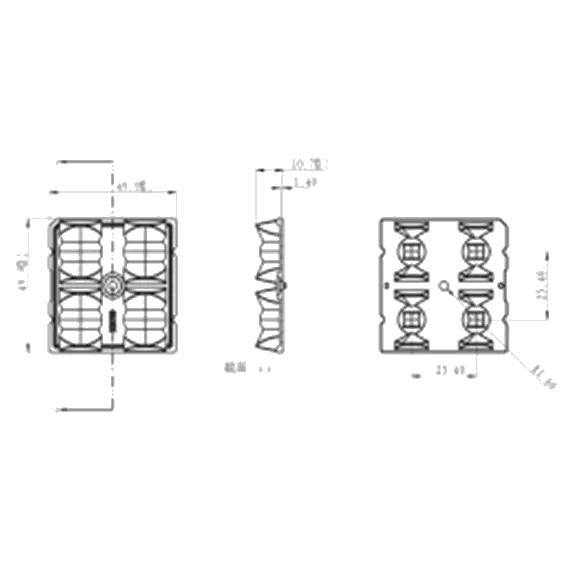 Darkoo 2x2 30*90D Lens DK-5050-30*90-TP-4H1-V1