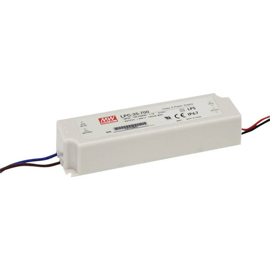 LPC-35-1050 9-30 Volt 1050 mA IP67 Meanwell