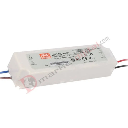LPC-35-1400 9-24 Volt 1400 mA IP67 Meanwell