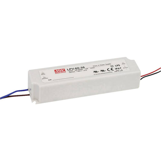 LPV-60-36 36 Volt 1.67 Amper IP67 Meanwell