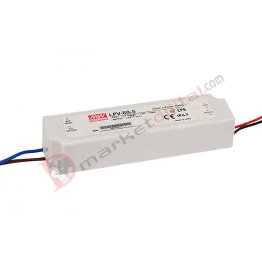 LPV-60-5 5 Volt 8 Amper IP67 Meanwell