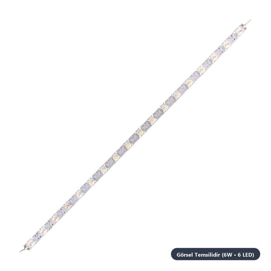 3030 Ledli 6W 12V 6 Led Line PCB IP65