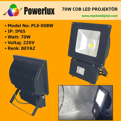 PJ-1102 500 Watt Cob Ledli Projektör Kırmızı 220 Volt