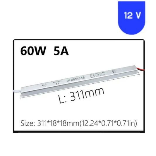 Powermax 12V 5A 60W Slim Adaptör