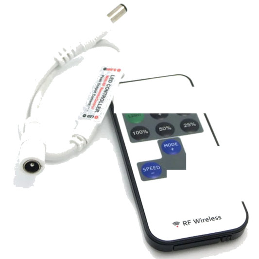 Powermax Mini Şerit Led Kontrol RF Kumandalı Dimmer 6A 5-24V