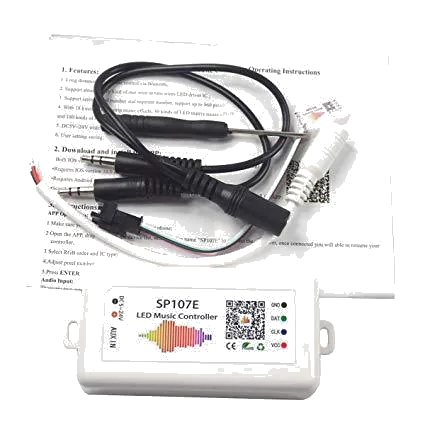 Powermax Pixel RGB Led Müzik Kontrol Cihazı Bluetoothlu SP107E