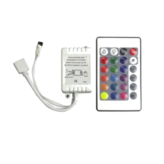 Powermax RGB Şerit Led Kontrol IR-24 Kumandalı Müzik/Ses Kontrol 12V 6A