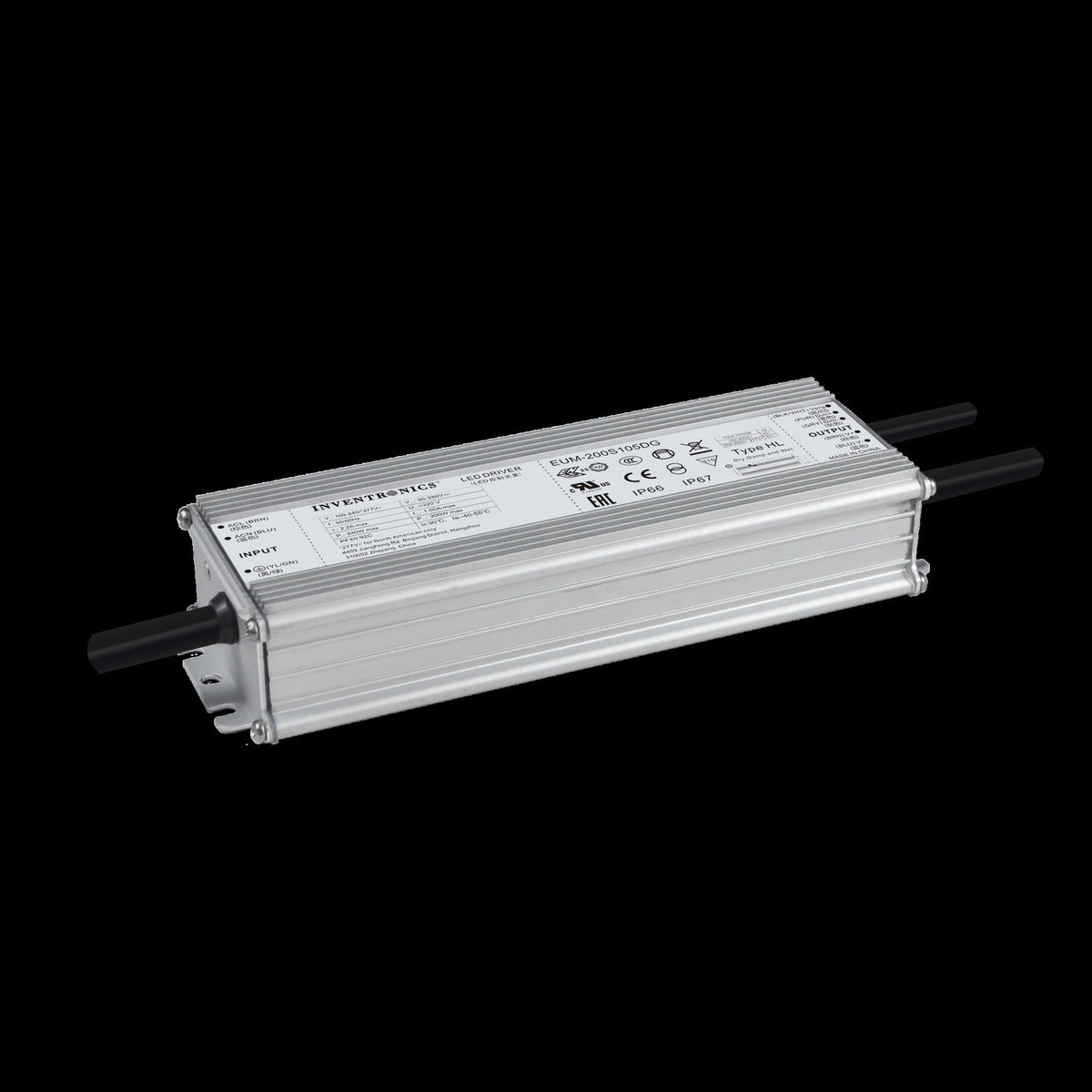 İnventronics 200W 1050mA Dimmable Driver EUM-200S105DG-EN01