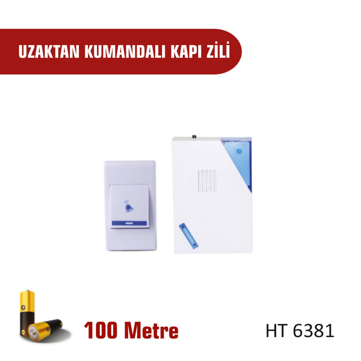 Uzaktan Kumandalı Kablosuz Kapı Zili