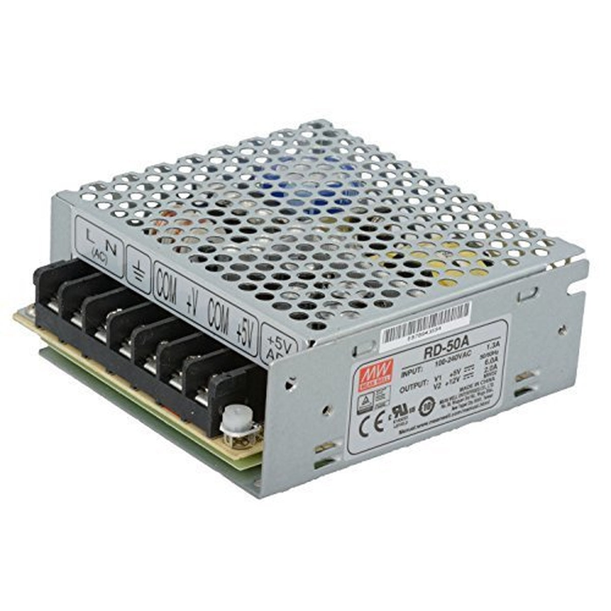 Meanwell RD-35A +5/+12Vdc 4.0/1.0Amp Çift Çıkış Güç Kaynağı
