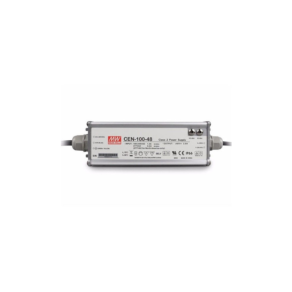 CEN-100-48 48 Volt 2.10 Amper IP67 Meanwell