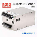PSP-600-27 27Vdc 22.0Amp Adaptör Meanwell
