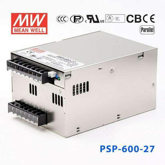 PSP-600-27 27Vdc 22.0Amp Adaptör Meanwell