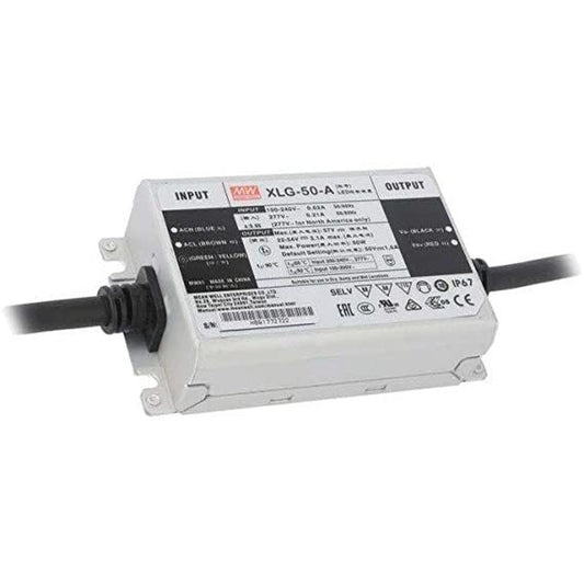 XLG-50-A 22~54Vdc,530~2100mA ADJ Meanwell